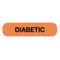 Nevs Diabetic Label 5/16 x 1-1/4" D-1072 - alternate 1